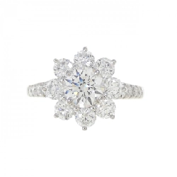 Nhẫn nhỏ hoa hướng dương Harry Winston 0.72CT E VS1 3EXT - Hàng hiệu Authentic 836271