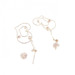 K10PG Bông tai Garnet hình trái tim - Hàng hiệu Chính hãng 868486