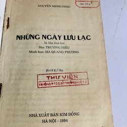 📚 SÁCH NXB KIM ĐỒNG 9x 📖 Những Ngày Lưu Lạc 545971