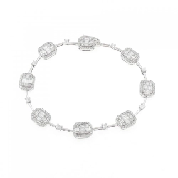 750WG Vòng tay kim cương 2.41CT - Hàng hiệu Chính hãng 878229