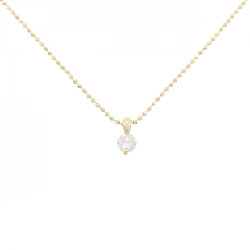 K18YG Solitaire Dây chuyền kim cương 0.20CT - Hàng hiệu Chính hãng