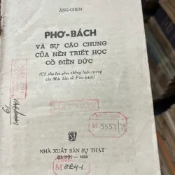 Phơ-bách và sự cáo chung của nền triết học cổ điển Đức - Ăng-ghen - Chính trị / Triết học 1023880