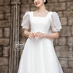 Váy đi bàn Bống Maxi size M-L mới 90% - chỉ mặc tiệc khoảng 2h - tặng cài đầu, không có nơ lưng 9929