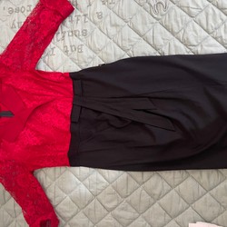 Váy HK size M đỏ đen 162911