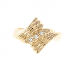 Nhẫn kim cương K18YG 673678