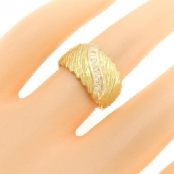 Nhẫn kim cương K18YG 0.05CT 670067