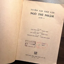 Tuyển tập thơ văn Ngô Thì Nhậm 557690
