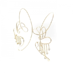 K18YG Bông tai kim cương 0.18CT - Hàng hiệu Chính hãng 870549