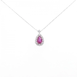 Dây chuyền Ruby PT 0.37CT - Hàng hiệu Chính hãng