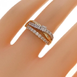 Nhẫn kim cương K18YG/K18PG/PT900 0.50CT - Hàng hiệu Authentic 851386