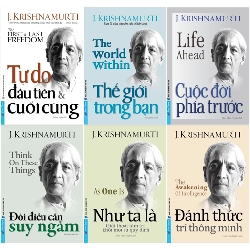 Combo Sách J. Krishnamurti (Bộ 6 Cuốn) - J. Krishnamurti