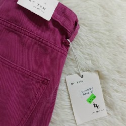 Quần short jean cạp cao lưng chun 11041