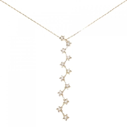 K18PG Ngôi sao Kim cương Dây chuyền 0.32CT - Hàng hiệu Chính hãng