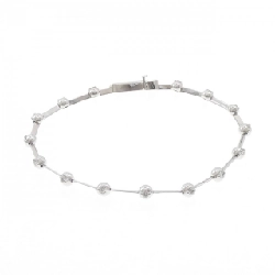 K18WG Vòng tay kim cương 0.30CT - Hàng hiệu Chính hãng 870302