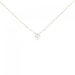 K18YG Dây chuyền kim cương hình trái tim 0.240CT - Hàng hiệu Chính hãng