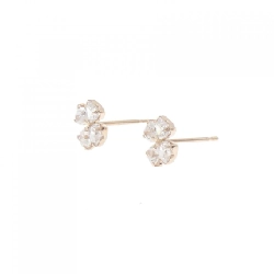 Bông tai hình khối hoa 4゜C 665674