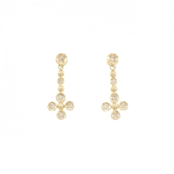 K18YG Bông tai kim cương 0.20CT - Hàng hiệu Chính hãng