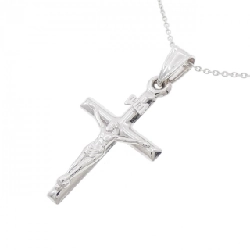 K18WG Dây chuyền hình chữ thập - Hàng hiệu Authentic 859617