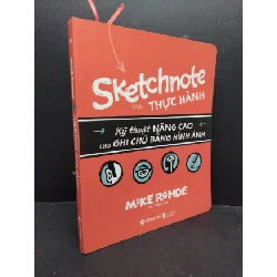 Sketchnote thực hành mới 90% bẩn nhẹ 2019 HCM1410 Mike Rohde KỸ NĂNG Rebooks.vn