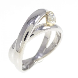 Nhẫn kim cương PT900/K18YG 0.32CT