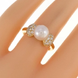 Nhẫn ngọc trai Akoya K18YG 7.3mm - Hàng hiệu Chính hãng 855774