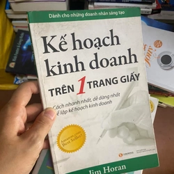 Sách cũ Kế hoạch kinh doanh trên 1 trang giấy - Jim Horan