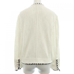 Áo khoác không cổ CHANEL 636606