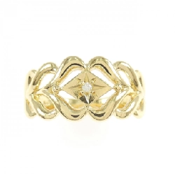 Nhẫn kim cương K18YG 0.01CT 669328