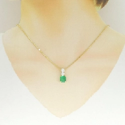 K18YG Emerald Necklace 2.692CT - Hàng hiệu Authentic 863176