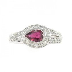 Nhẫn Ruby K18WG 669092