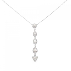 K18WG Dây chuyền kim cương 0.85CT - Hàng hiệu Authentic