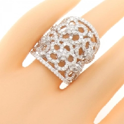 Nhẫn kim cương hoa K18WG 2.50CT 672421