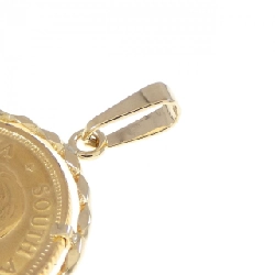 Mặt dây chuyền đồng xu 750YG (khung) - Hàng hiệu Authentic 865145