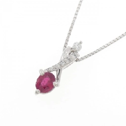 Dây chuyền ruby PT900/PT850 0.40CT - Hàng hiệu Chính hãng 860820