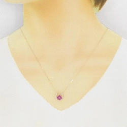 Dây chuyền ruby K18YG 0.50CT - Hàng hiệu chính hãng 862164