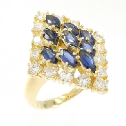 Nhẫn Sapphire K18YG 1.24CT