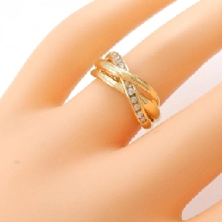 Nhẫn kim cương K18YG 0.16CT 673123