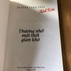 Thương nhớ một thời gian khó 973872
