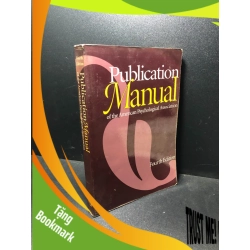 (TẶNG BOOKMARK) Publication Manual of the American Psychological Asociantion mới 75% highlight , ghi , bẩn và ố nhẹ RBK0111