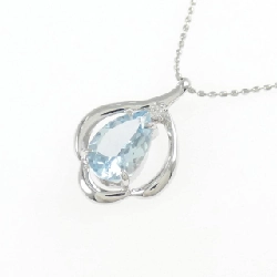 K18WG Aquamarine Necklace - Hàng hiệu Authentic 864200