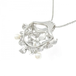 Dây chuyền ngọc trai Akoya hoa PT900/PT850 - Hàng hiệu Authentic 856471