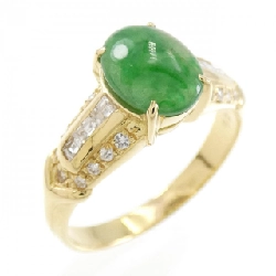 Nhẫn Ngọc Bích K18YG 1.15CT