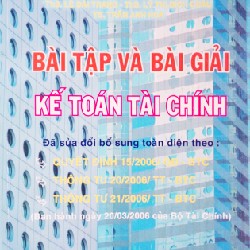 Bài tập và Bài giải Kế toán tài chính