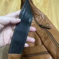 Túi nam 22*43*12 da thật đeo chéo 2hand 1006655