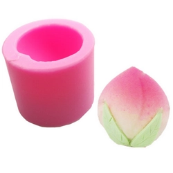 Khuôn silicon làm bánh, rau câu, bánh bao, bánh trôi nước Trái đào tiên - Mã số 1187 338476