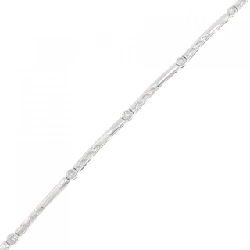 K18WG Vòng tay kim cương 0.14CT - Hàng hiệu Chính hãng