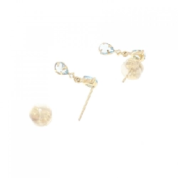 K18YG Blue Topaz Earrings - Hàng hiệu Authentic 869708