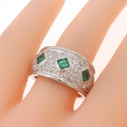 Nhẫn Emerald PT900 0.51CT - Hàng hiệu Chính hãng 848655