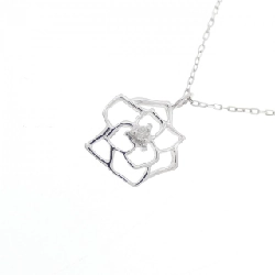 K10WG Rose Diamond Necklace 0.01CT - Hàng hiệu Authentic 863697