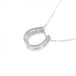 Dây chuyền kim cương hình móng ngựa PT900/PT850 0.15CT - Hàng hiệu Authentic 860474